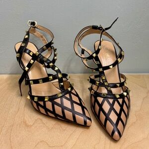 Catherine Malandrino Rock Stud Ankle Heels